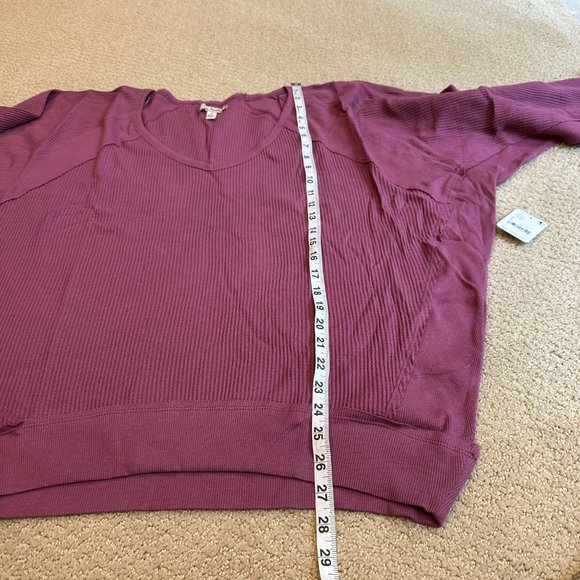 Free People Santa Clara Thermal Waffle Knit Top - Picture 8 of 13